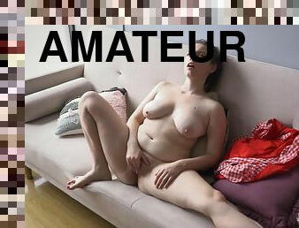 poilue, masturbation, chatte-pussy, amateur, ados, joufflue, solo