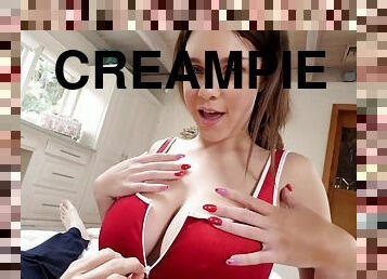 Creampied My Huge Natural Knockers Stepsis