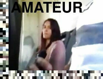 amatør, buss, suging