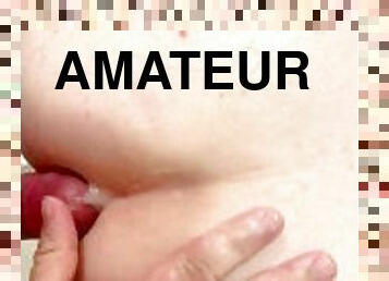 cul, baignade, amateur, ejaculation-sur-le-corps, ejaculation, fantaisie, douche