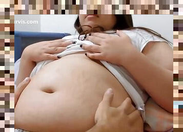 Big stuffed belly