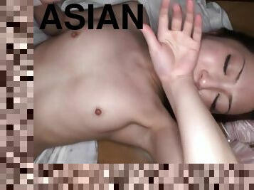 asiatique, chatte-pussy, maigre, babes, ados, japonais, bout-a-bout, dure