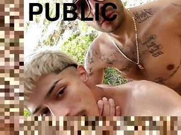 al-aire-libre, público, delgada, amateur, interracial, hardcore, gay, latino, playa, primera-persona