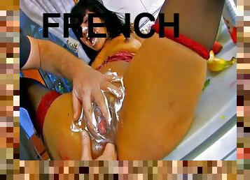 French Babe Serves Ass Sex Intercourse For Dessert