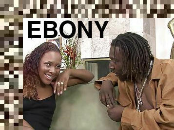 Tantalizing Ebony Golddigger Creampied By BIG BLACK COCK
