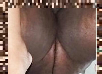 New Years pound town on ebony bbw pussy. BhM Balls deep to fat bbw clit.