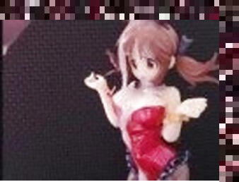 Totokin's big boobs with mass cumshot, bukkake (PVC figure)