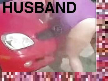 awam, isteri, amateur, matang, zakar-besar, milfs, perempuan-besar-and-gemuk, kereta, suami, rambut-kuning