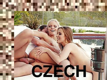 Alexis Crystal In Czech Girl In Beautiful Threesome French Porn Scene
