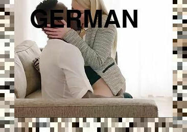 German college loves first fucking and masturbation