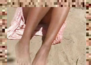 Fey Sinclair Dirty Feet on the Beach