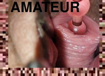 pissing, pussy, squirt, amatør, anal, babes, leke, fetisj, alene