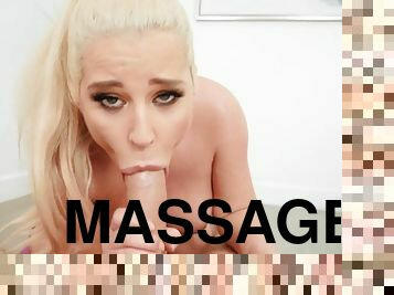 A Well-Deserved Hardcore Massage for oiled up blonde babe Spencer Scott, Keiran Lee - monster boobs