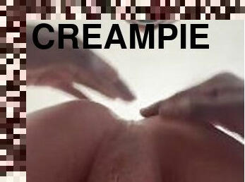 pussy, shemale, amatør, anal, stor-pikk, transeksuell, creampie, ludder, cum, blond