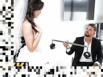 noiva, puta, europeia, fudendo, euro, fetiche, checo, casamento, morena