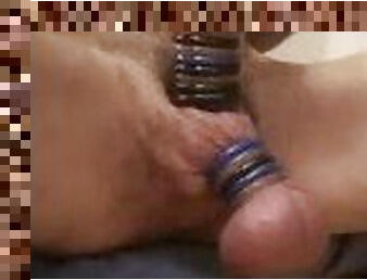 Cock and balls pumped and cocks rings