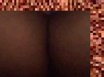 Close up of pussy and ass while masturbating