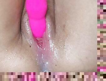 masturbation, orgasme, pisser, public, giclée, amateur, jouet, solo, espagnol