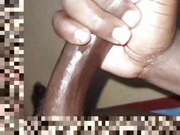 masturbation, amateur, énorme-bite, ados, branlette, solo, africaine, bite