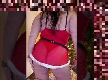 traseiros, esposa, mulher-madura, mãe, bbw, pov, natal, morena, realidade