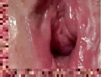 Bonnie’s lil’ Pink Pussy stretched open & Filled with hot white CUM. ????????????????????????