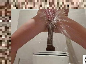 explosion squirt after toilet BBC ride