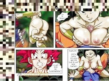 Goku folla con Kale Caulifla y Kefla parte 2