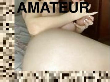 rumpe, amatør, anal, tenåring, leke, dildo, alene, brunette, virkelig