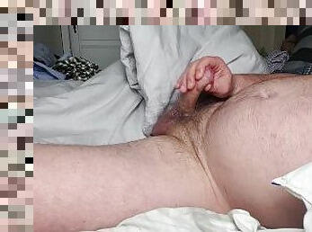 Masturbating in a bed