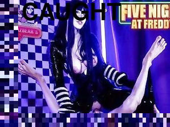 Five nights with Freddy. Puppet caught the guard. Femdom, Rimming, Amazon - MollyRedWolf