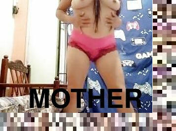 amatir, berkulit-hitam, buatan-rumah, ibu-mother, penis