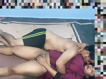 Mature Indian With Big Belly Having Sex On Floor In Rented Room