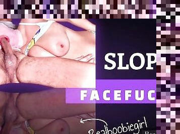 OMG MY KINKY FETISH WIFE MAKE SLOPPY DEEPTHROAT BLOWJOB FACEFUCK