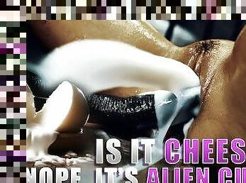 Is it Cheese? Nope. Alien cream . Pie