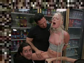 Blonde Fucked In Public Grocery Store