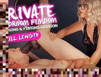 fisting, fitta-pussy, strap-on, avsugning, cumshot, avrunkning, bdsm, par, blond, sovrum