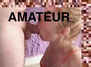 amatör, anal, cumshot, milf, deepthroat, ansiktssprut, blond, sperma