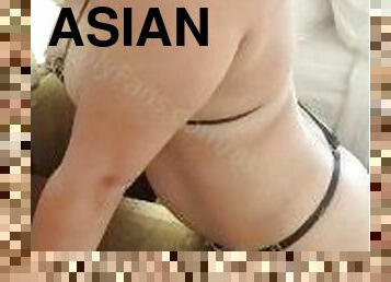 asiático, teta-grande, masturbação, orgasmo, amador, mulher-madura, tai, sozinho