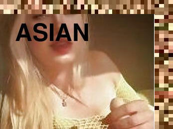 asian, payu-dara-besar, pelancapan, orang-rusia, muncrat, dubur, peju, alat-mainan, merangsang-dengan-tangan, creampie