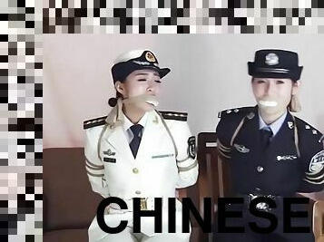 Chinese Women Police And Navy