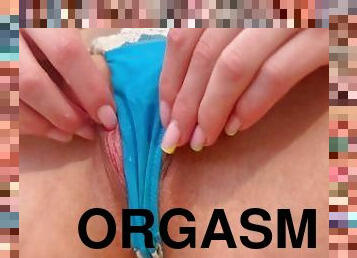 masturbación, orgasmo, coño-pussy, sucio, bragas, corrida, húmedo