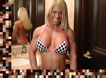 Melissa Dettwiller - Checker Bikini Posing