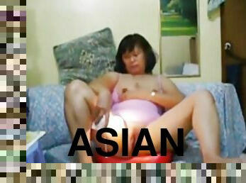 asian, pelancapan, amateur, nenek-granny, alat-mainan, tegar, webcam