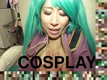 Hatsune Miku - Old Wives Cosplay! Neighbor Wife Wear Costume