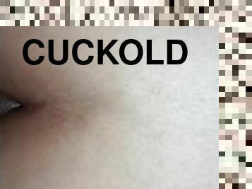 finally the cuckold ate my ass