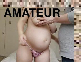 8 Months Pregnant Homemade Amateur Sex Tape Real Couple