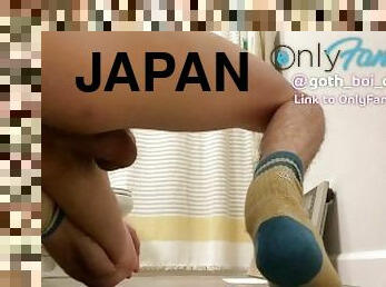 asiatique, énorme, masturbation, amateur, énorme-bite, gay, japonais, branlette, européenne, euro