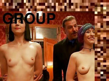 chatte-pussy, bdsm, sexe-de-groupe, esclave, bout-a-bout