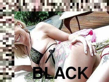 gros-nichons, en-plein-air, chatte-pussy, fellation, interracial, milf, pornstar, black, couple, salope