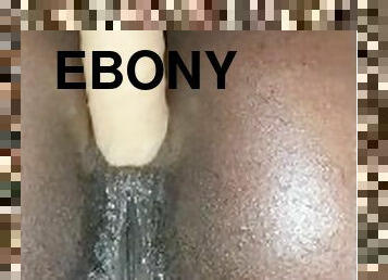 Petite ebony Trying out anal for the first time????????????